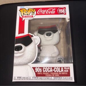 Funko POP! AD Icons 90s Coca-Cola Polar Bear #158 Vinyl Figure